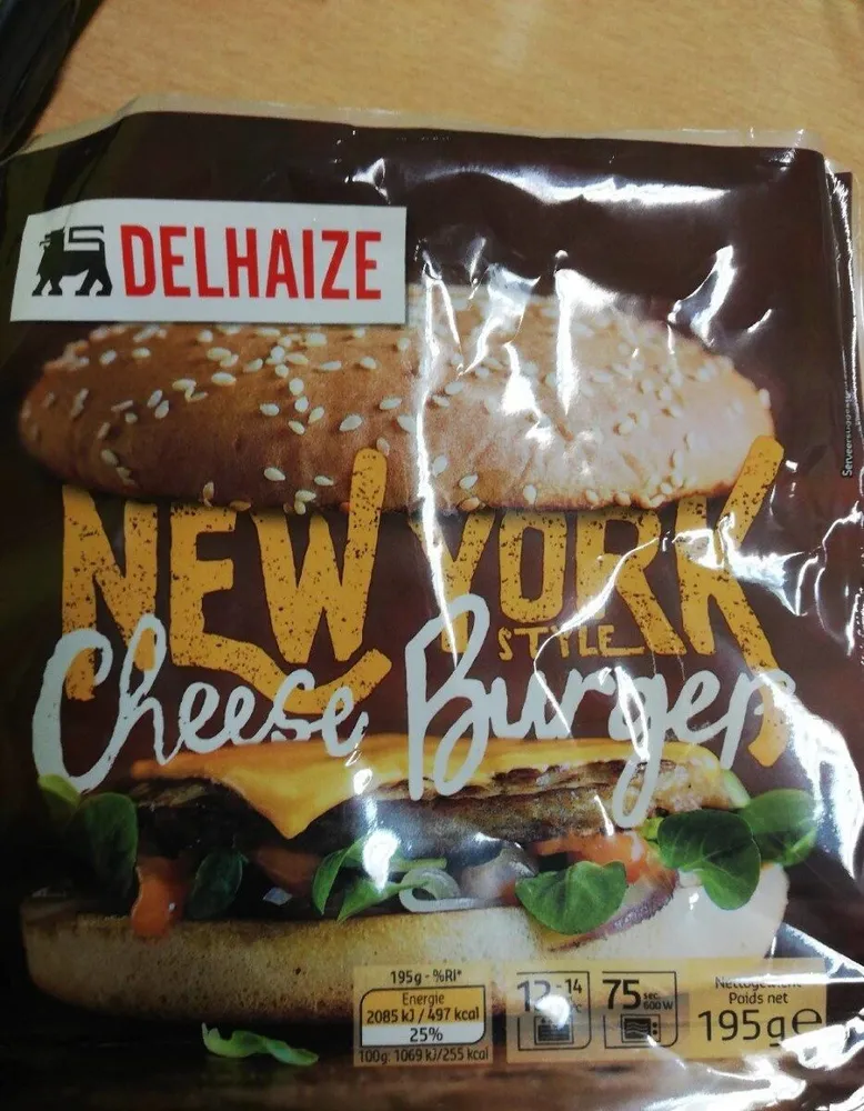 Cheese burger new York style