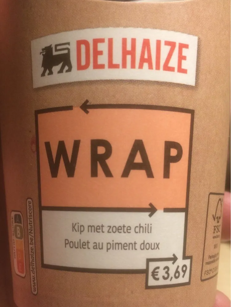 Wrap "Poulet au piment doux"