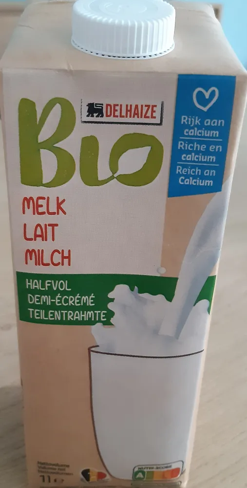 Lait demi-écréme BIO