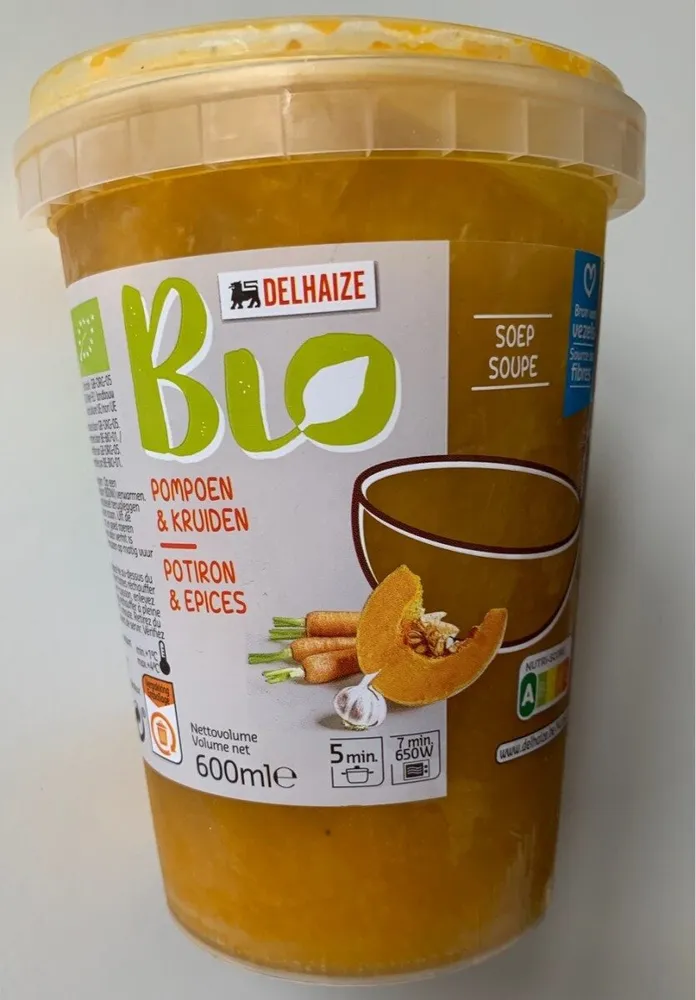 Soupe au potiron et épices