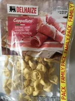Pâtes fraiches aux oeufs farcies au jambon cru