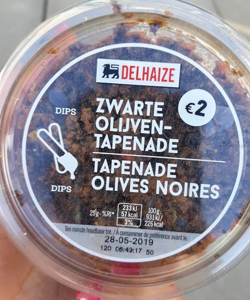 Tapenade olives noires