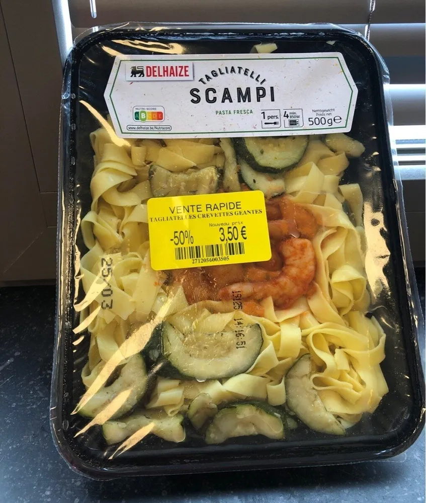 Tagliatelli scampi - pasta fresca