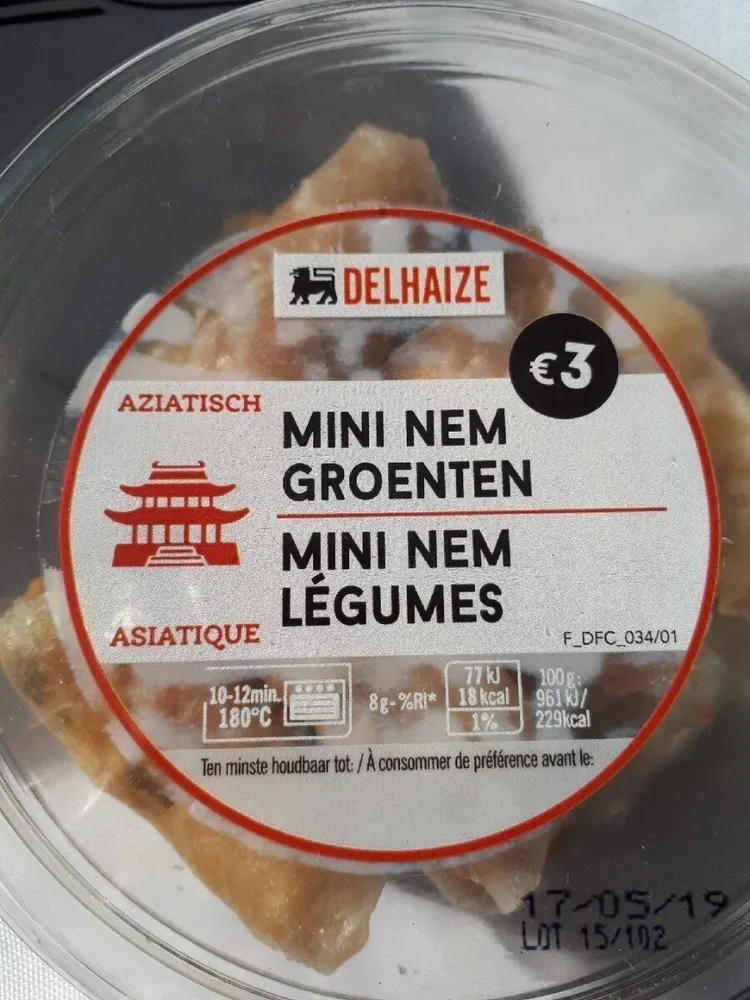 Mini nem légumes
