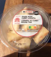 Loempia au curry rouge thai