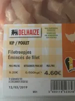 Poulet émincés de filet