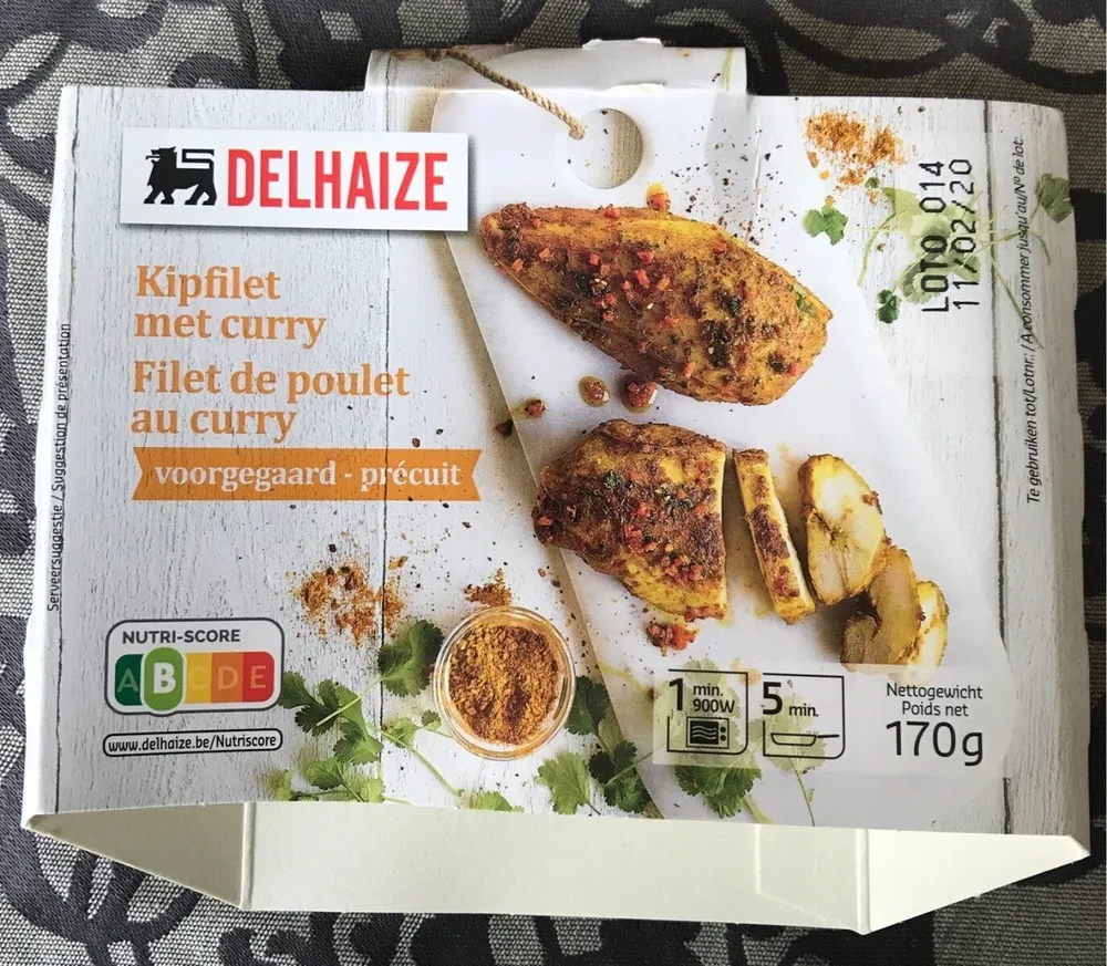 Filet de poulet au curry
