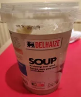 Soupe aux poireaux et lardons