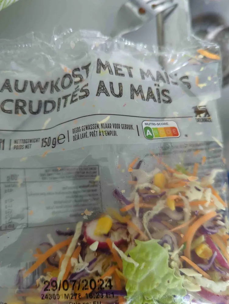 crudites mais