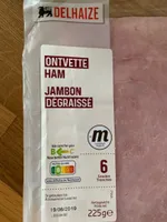 Jambon degraissé
