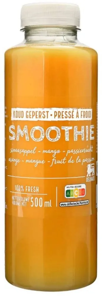 Smoothie orange mangue fruit de la passion