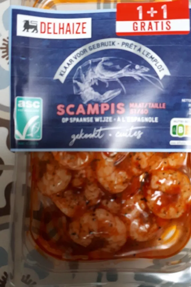 Scampi à l espagnole