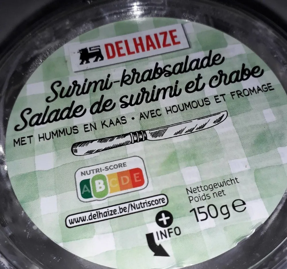 Salade de surimi et de crabe