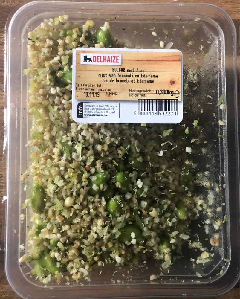 Bulgur au riz de broccoli et Edamame
