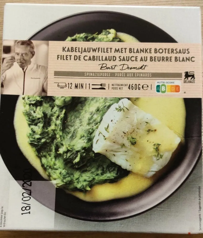 Fillet de cabillaud sauce au beurre blanc