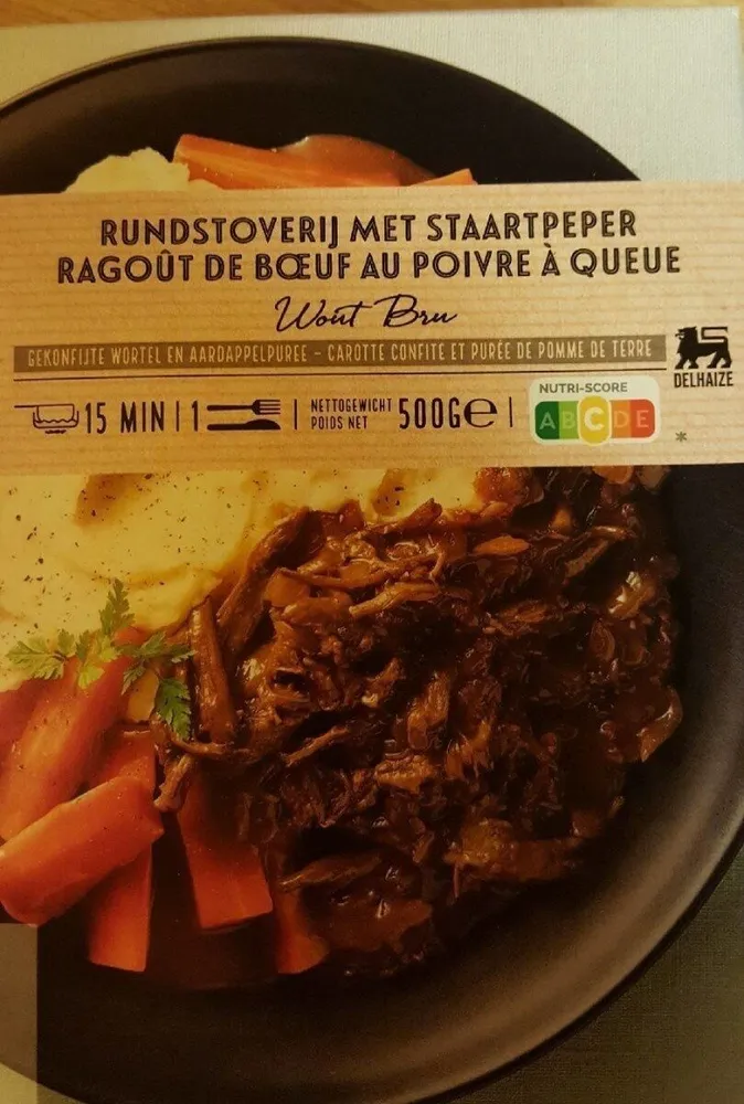 Ragoût boeuf poivre à queue