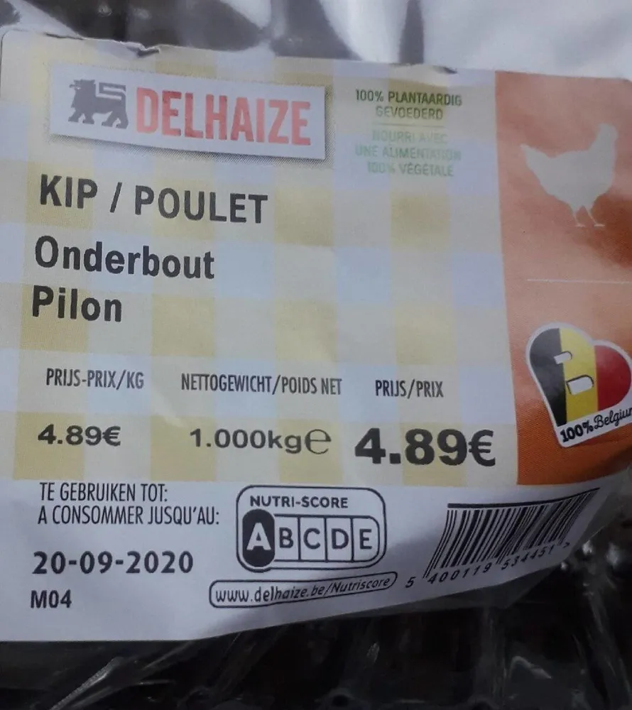 Pilon de poulet cru