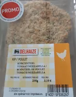 Schnitzel de poulet tomate/mozzarella