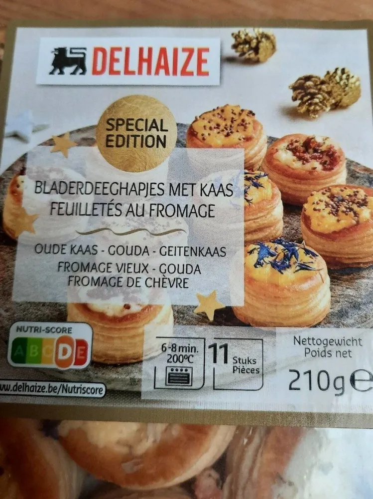 Mini-feuilletés farcis de fromage