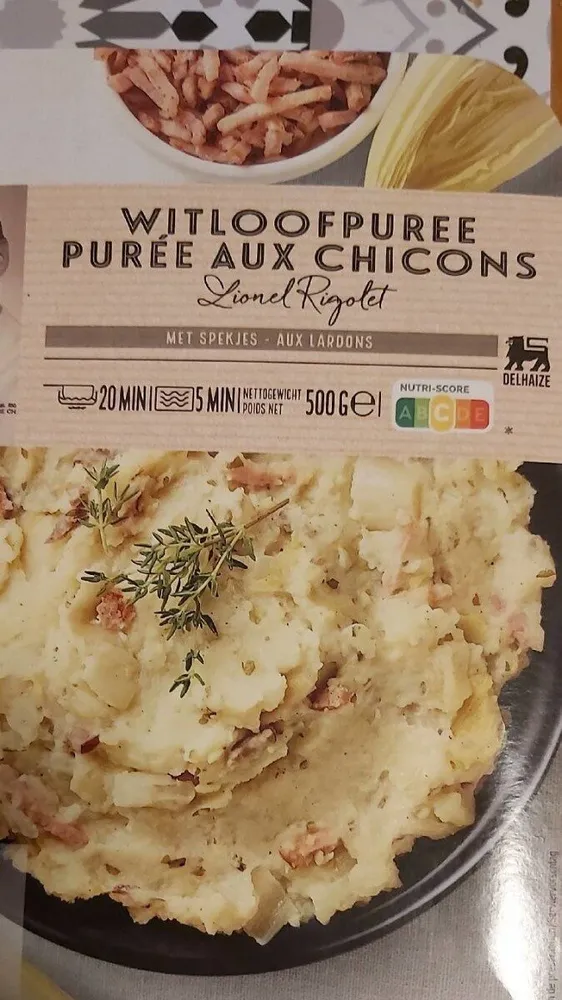 Purée aux chicons