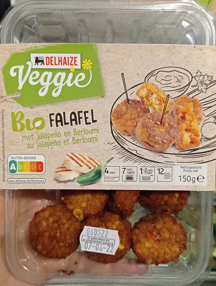 Bio Falafel au jalapeño et Berloumi