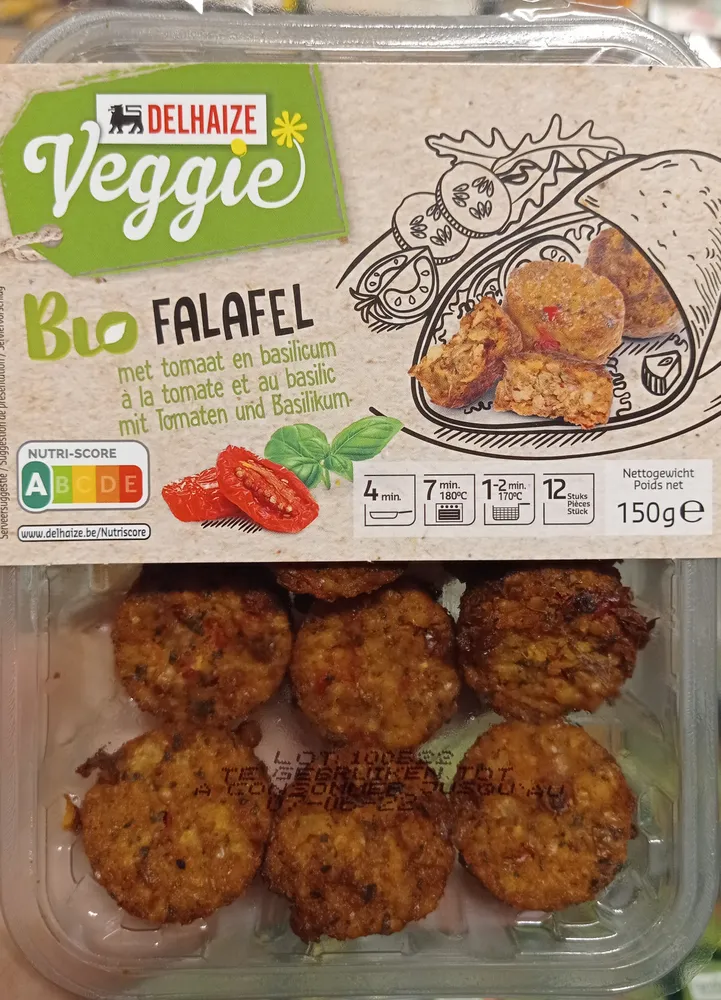 Falafel tomate basilic
