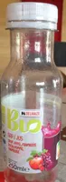 Jus raisin, pomme, framboise bio