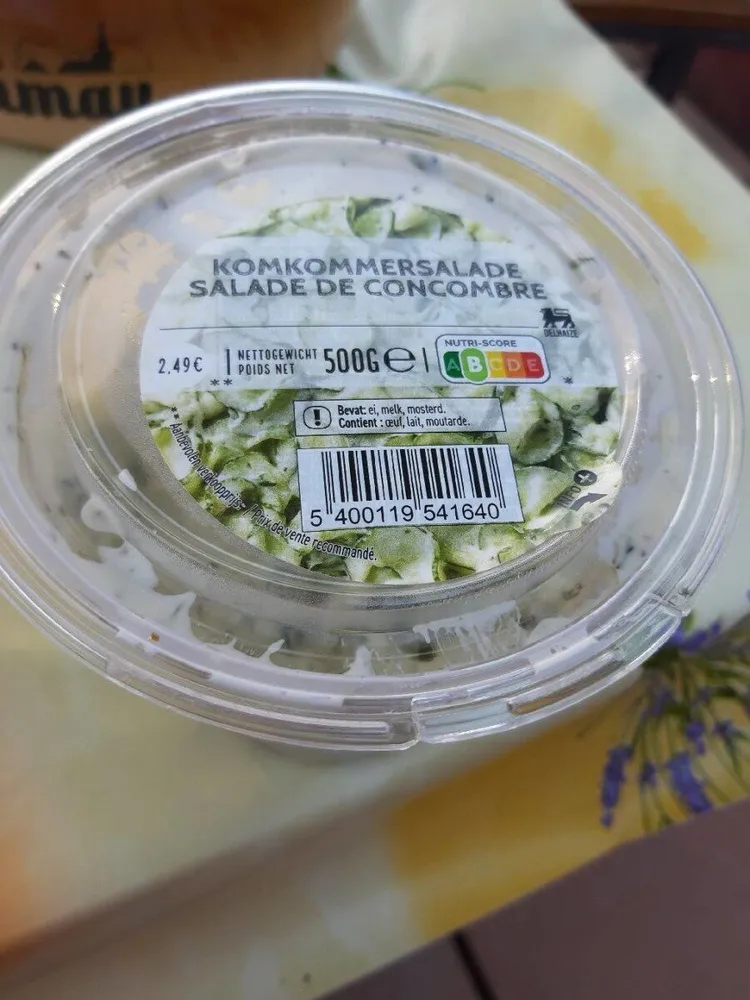 Salade de concombre