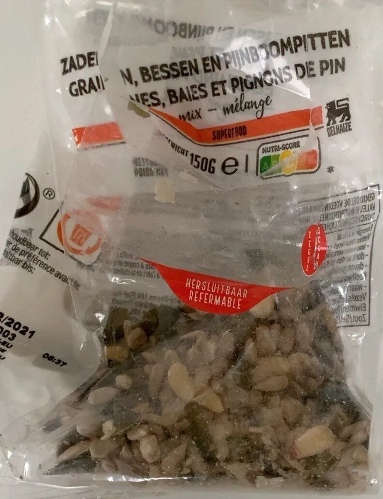 Zaden, bessen en pijnboompitten