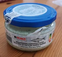 Bouchées de filets de hareng marinés à la sauce tartare
