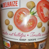 Tomate soupe boulette delhaize