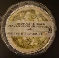 Quiche fromage de chevre - epinards