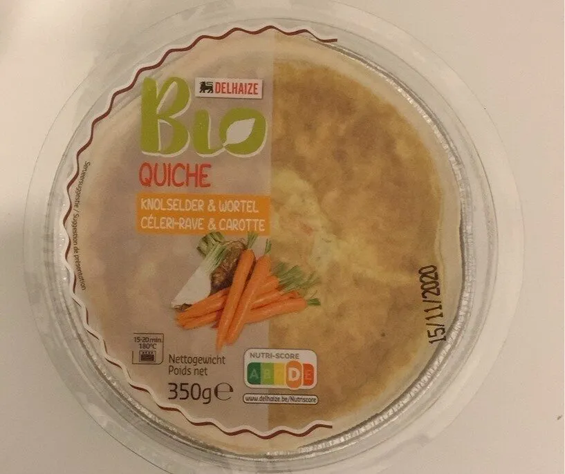 Quiche celeri-rave et carotte