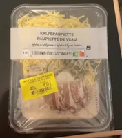 Paupiette de veau tagliolinis et légumes