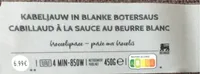 Cabillaud a la sauce beurre blanc