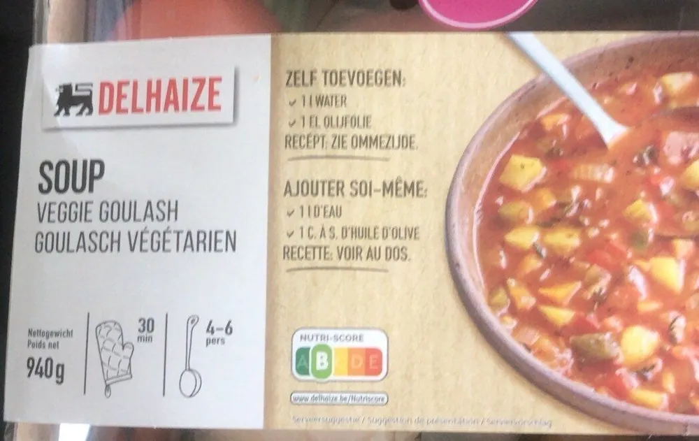 Soup veggie goulash