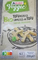 Lamelles de tofu assaisonné