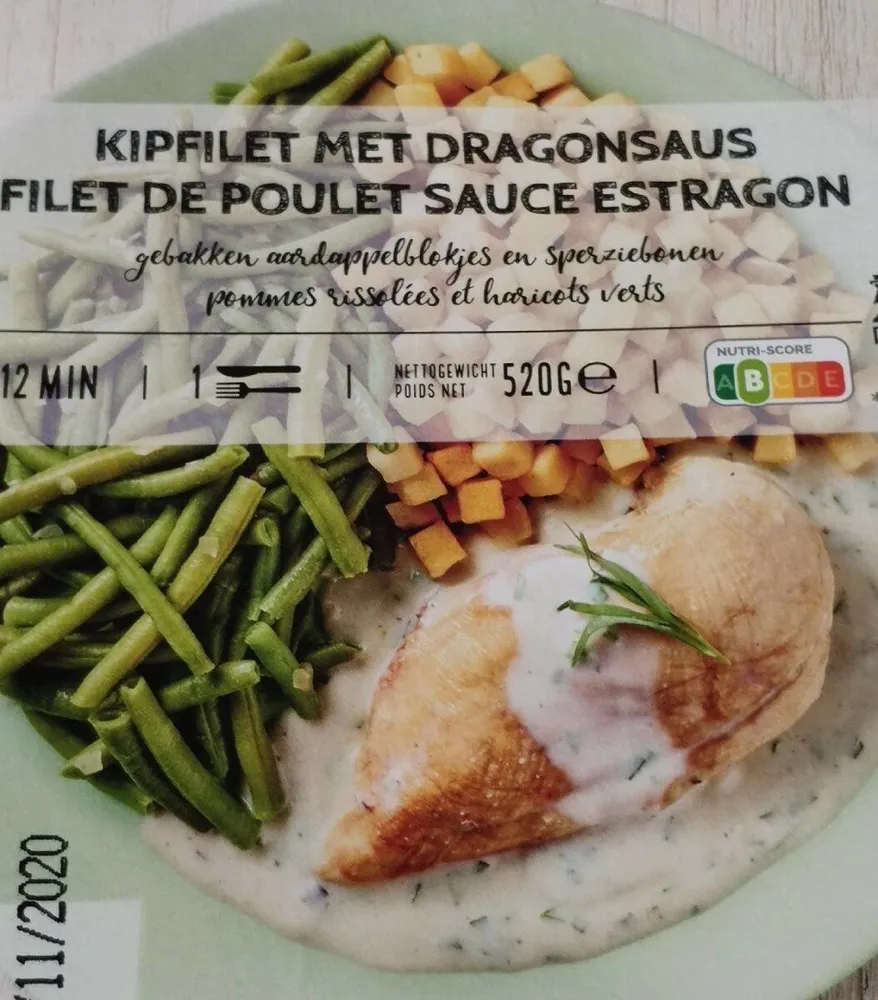 Filet de poulet sauce estragon