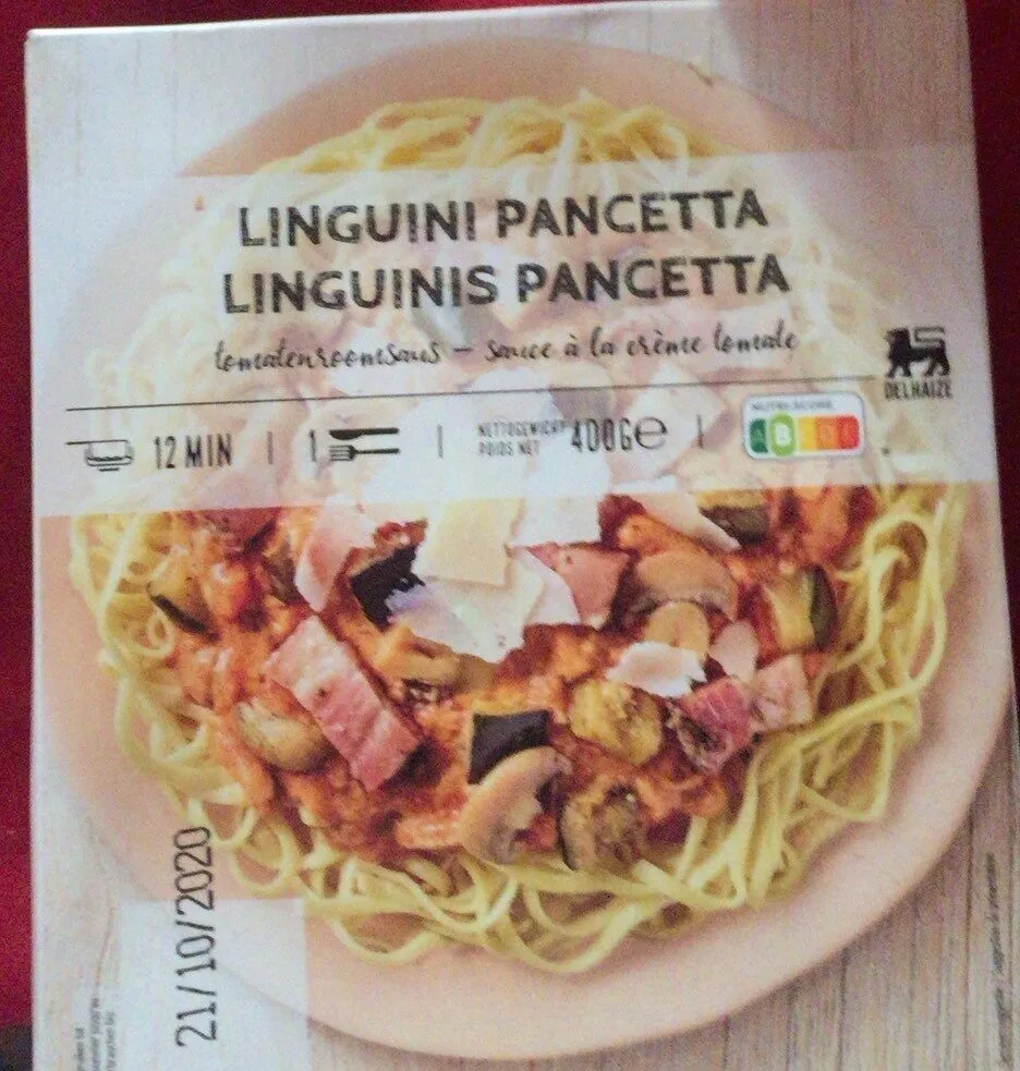 Linguini pancetta
