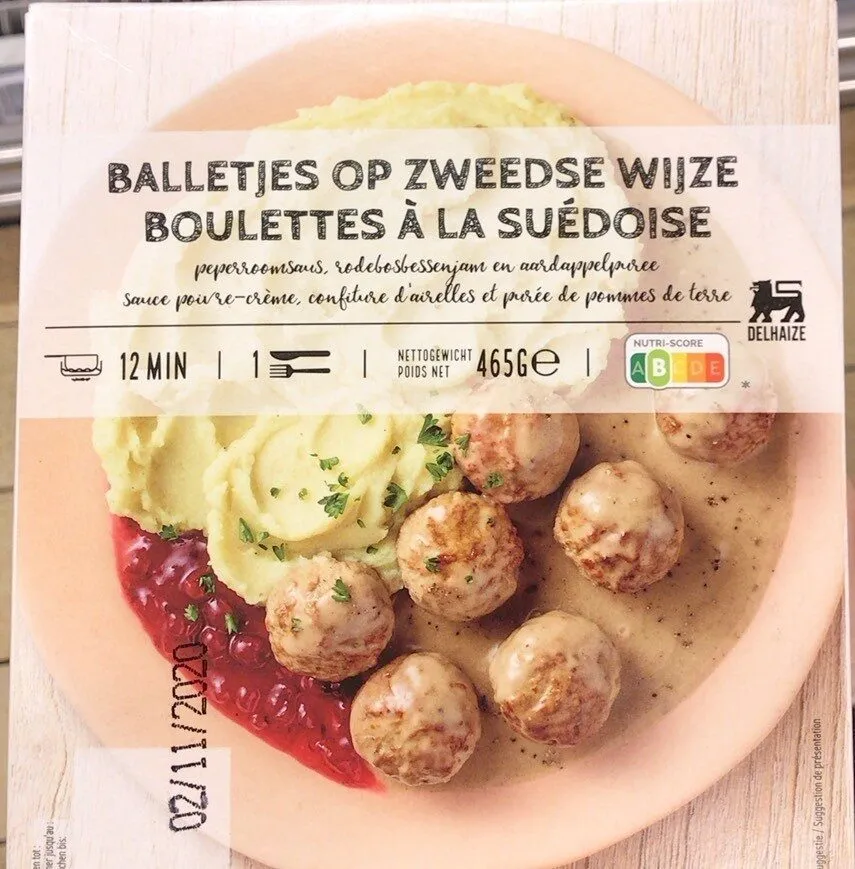Balletjes op zweedse wijze / Boulettes à la suédoise