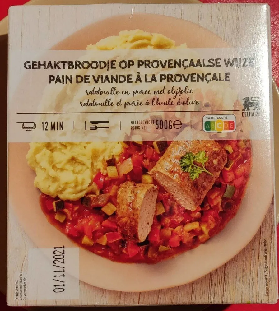 Gehaktbroodje op provençaalse wijze / Pain de viande à la provençale