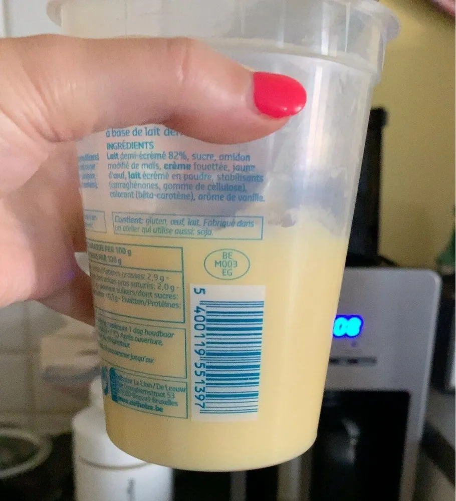 Pudding gout vanille