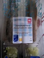 2 Hareng maatjes avec oignon - Clupea harengus