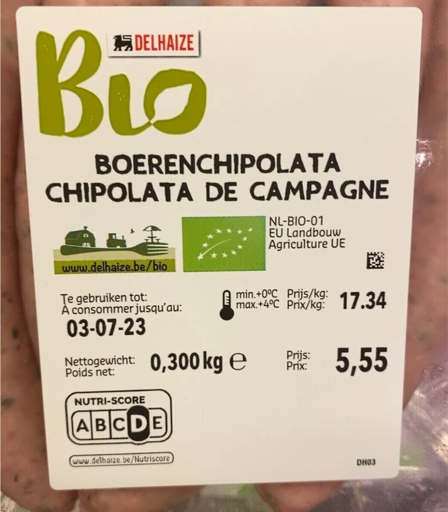 Chipolata de campagne