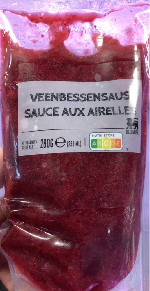 Sauce aux airelles
