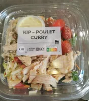 Salade poulet curry
