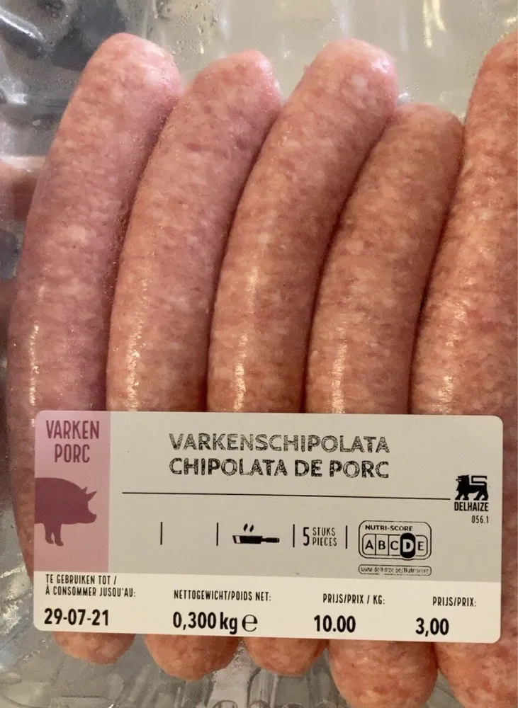 Chipolata de porc