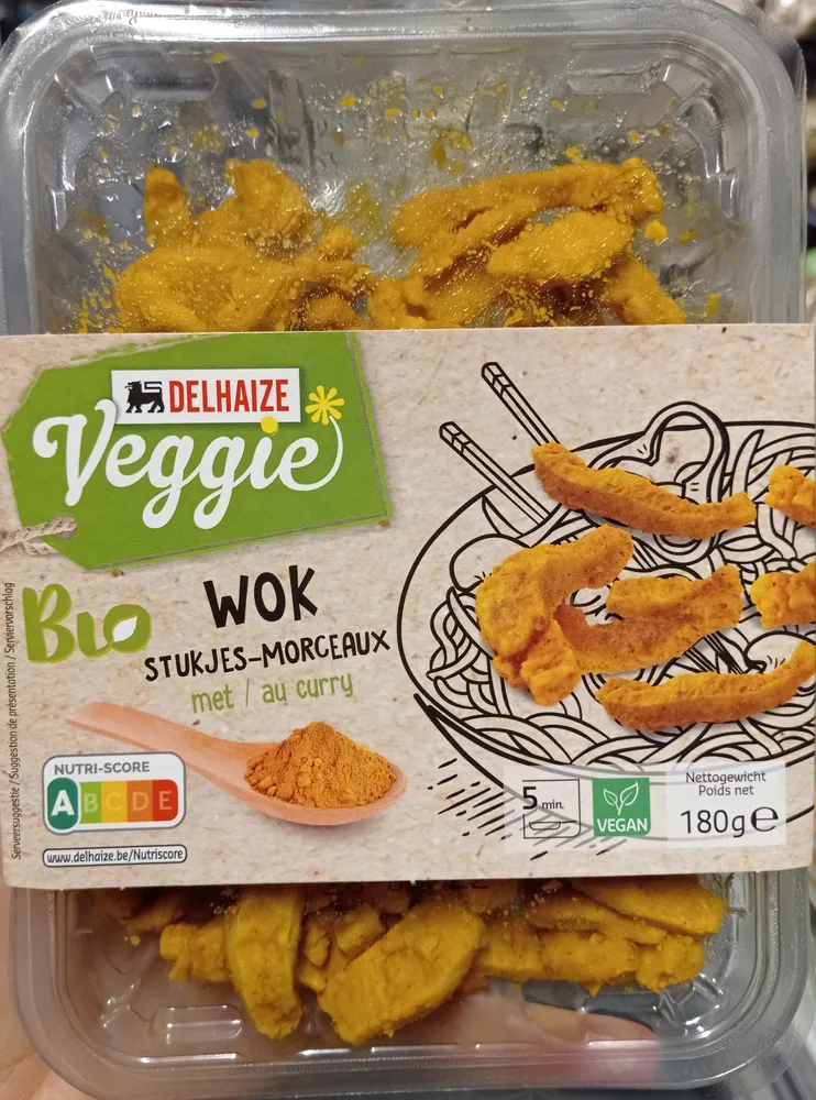 Wok morceaux au curry