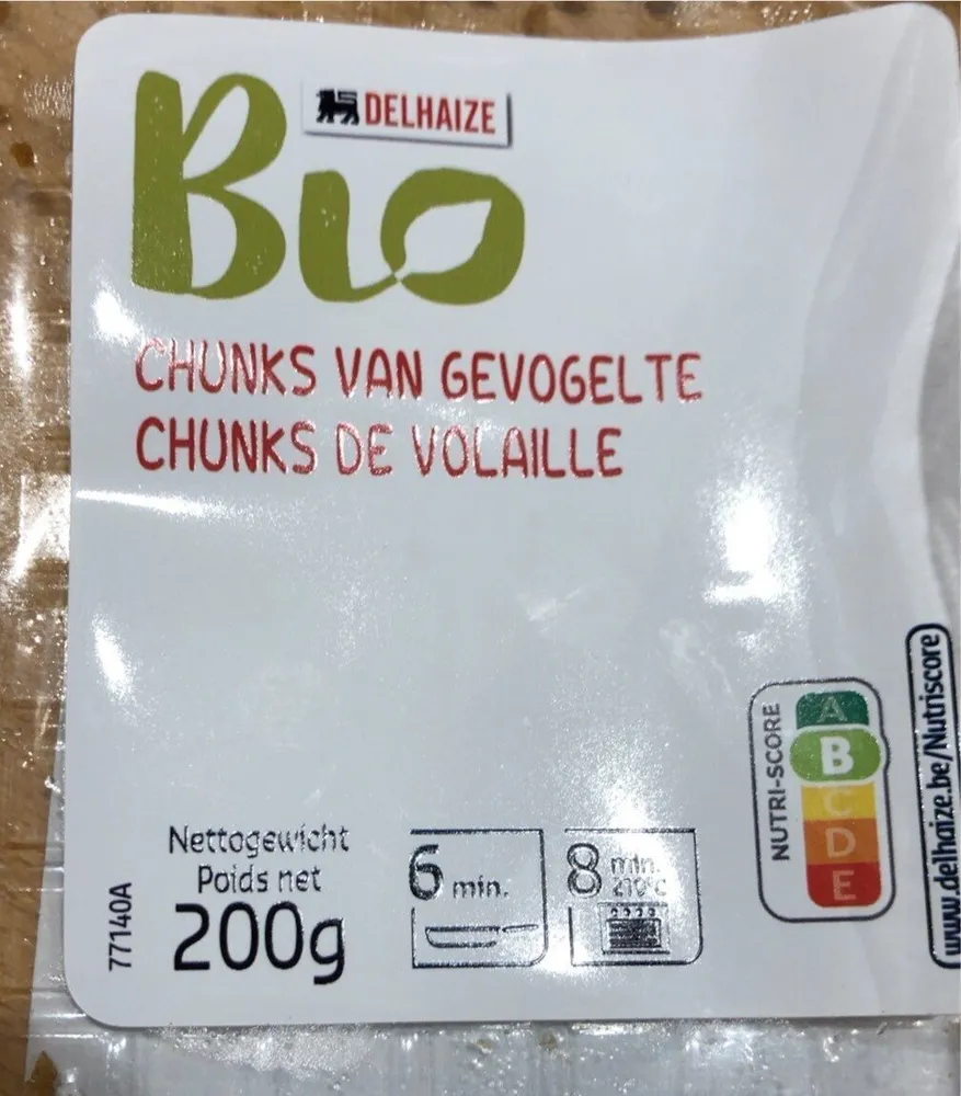 Chunks de poulet