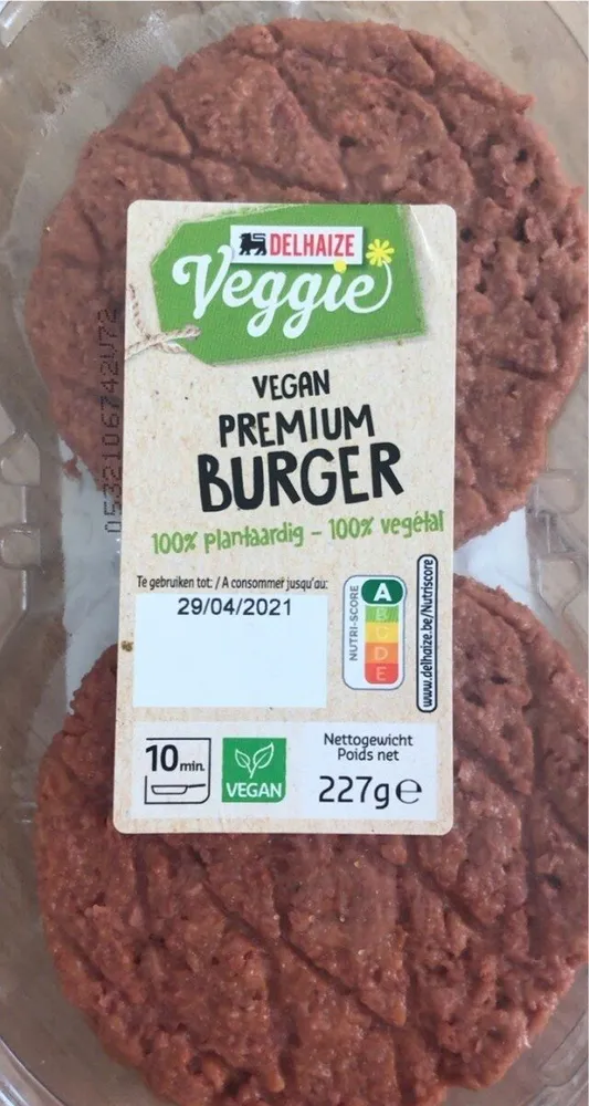 Vegan premium burger